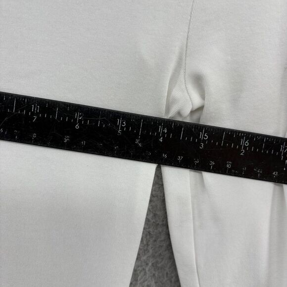 Madewell Ribbed Button-Front Cardigan Size XXS in white NWT cotton casual cute - Picture 7 of 16